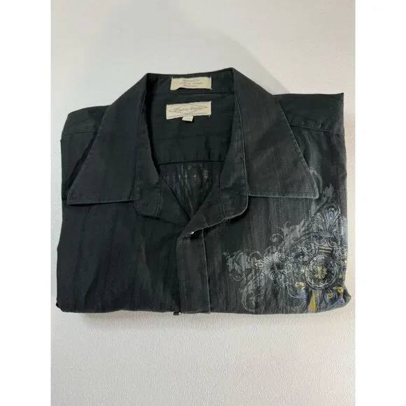 Eighty Eight Shirt Mens XXL Black Long Sleeve Cross - Picture 6 of 6